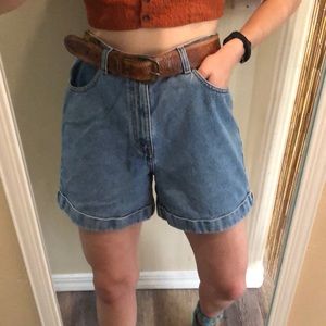 Calvin Klein Vintage High Waisted Jean Shorts